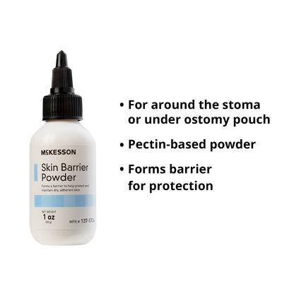McKesson Ostomy Barrier Powder, 1-Ounce Puff Bottle