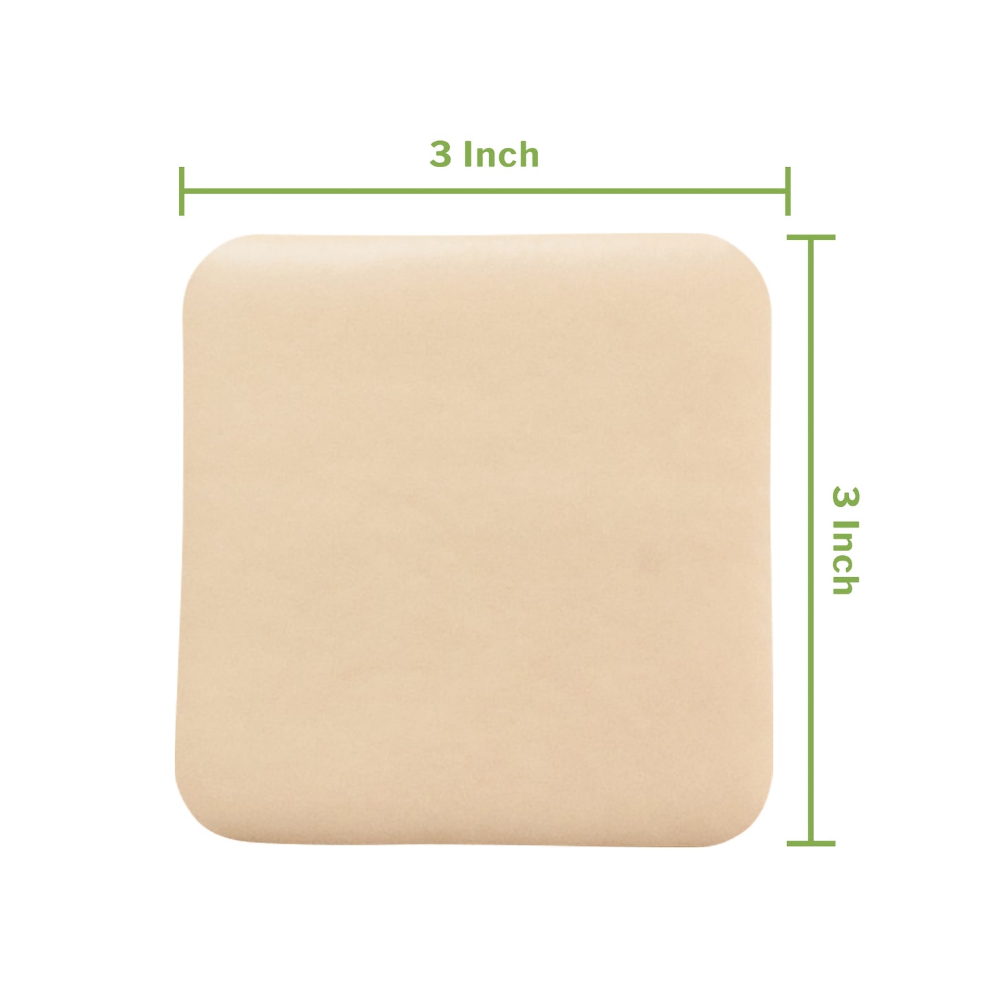 McKesson Lite Hydrocellular Foam Dressing w/ Silicone Adhesive w/o Border