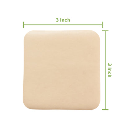McKesson Lite Hydrocellular Foam Dressing w/ Silicone Adhesive w/o Border