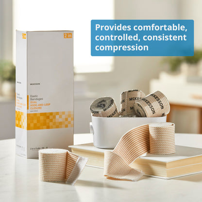 McKesson Double Hook-and-Loop Closure Elastic Bandage