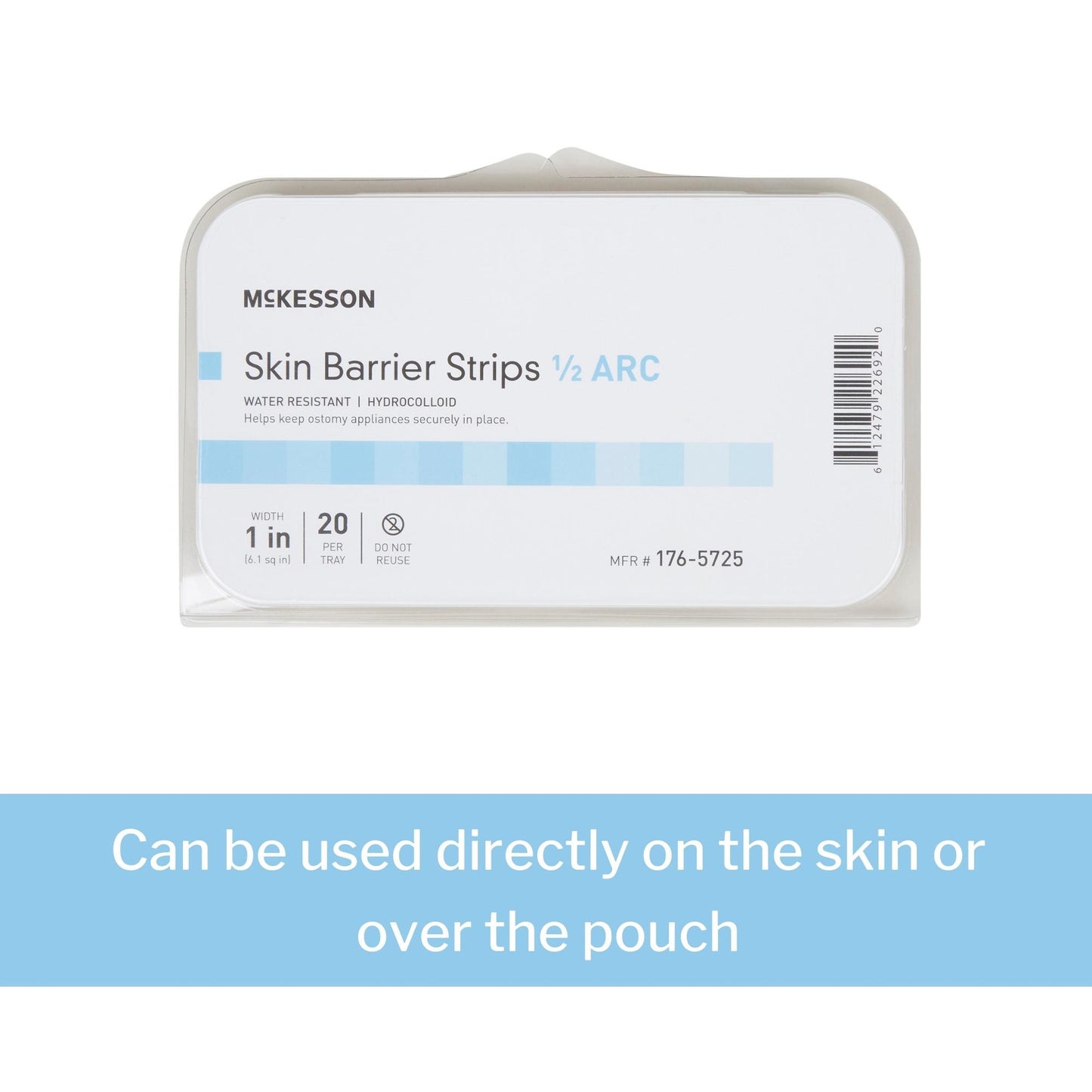 McKesson Skin Barrier 1/2 Arc Strip