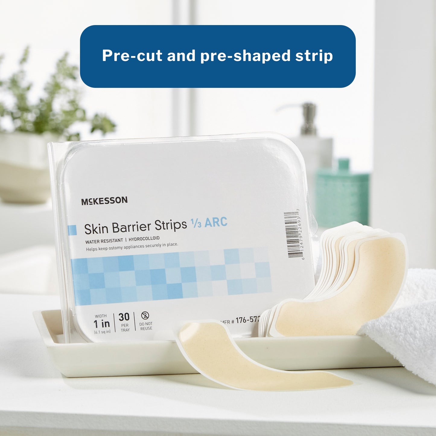 McKesson Skin Barrier 1/3 Arc Strip