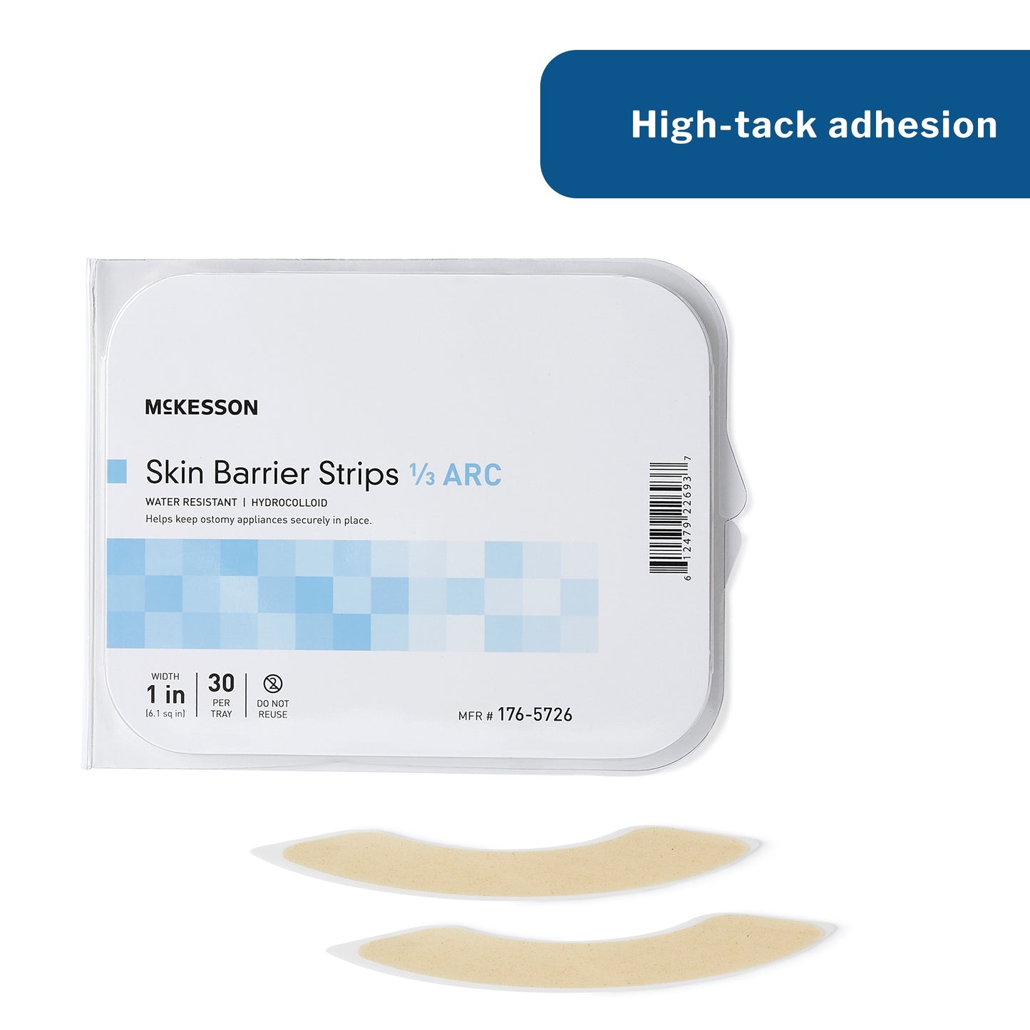 McKesson Skin Barrier 1/3 Arc Strip