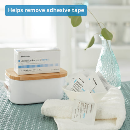 McKesson Adhesive Remover, 2-2/5 x 2-2/5 Inch Wipe