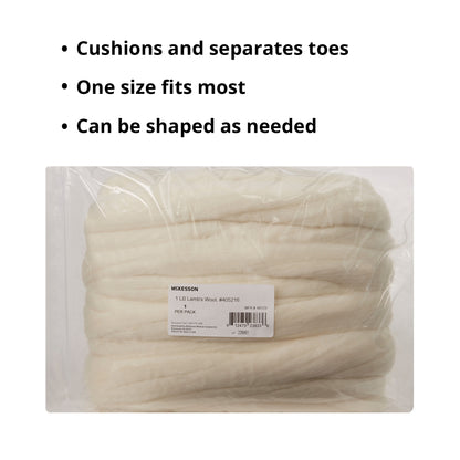 McKesson Lamb's Wool, 1 lb.