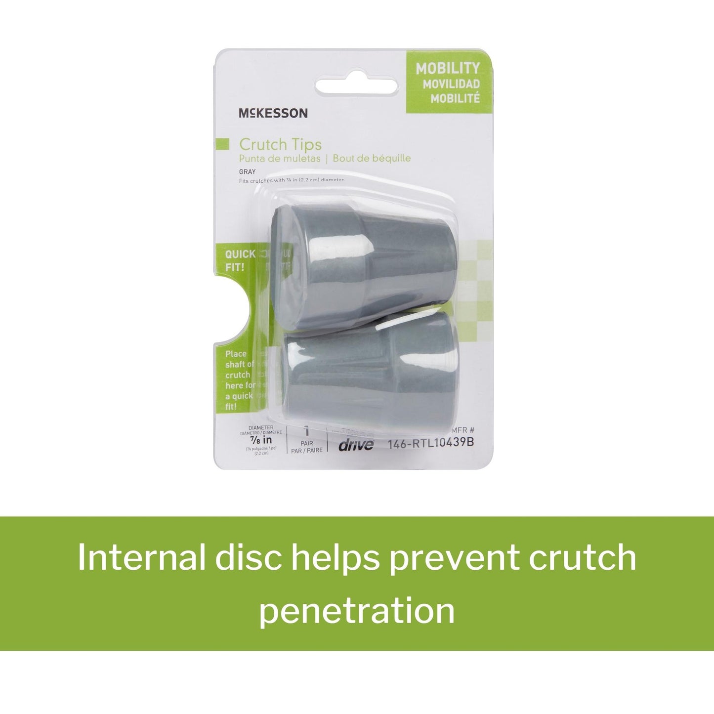 McKesson Crutch Tips