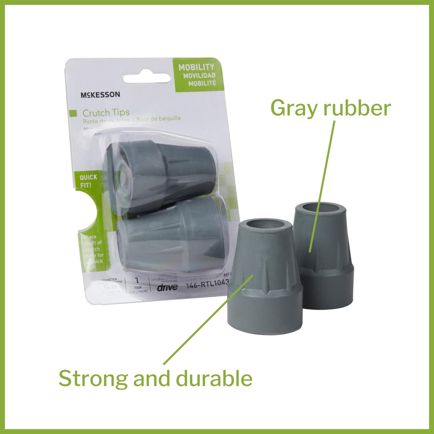 McKesson Crutch Tips