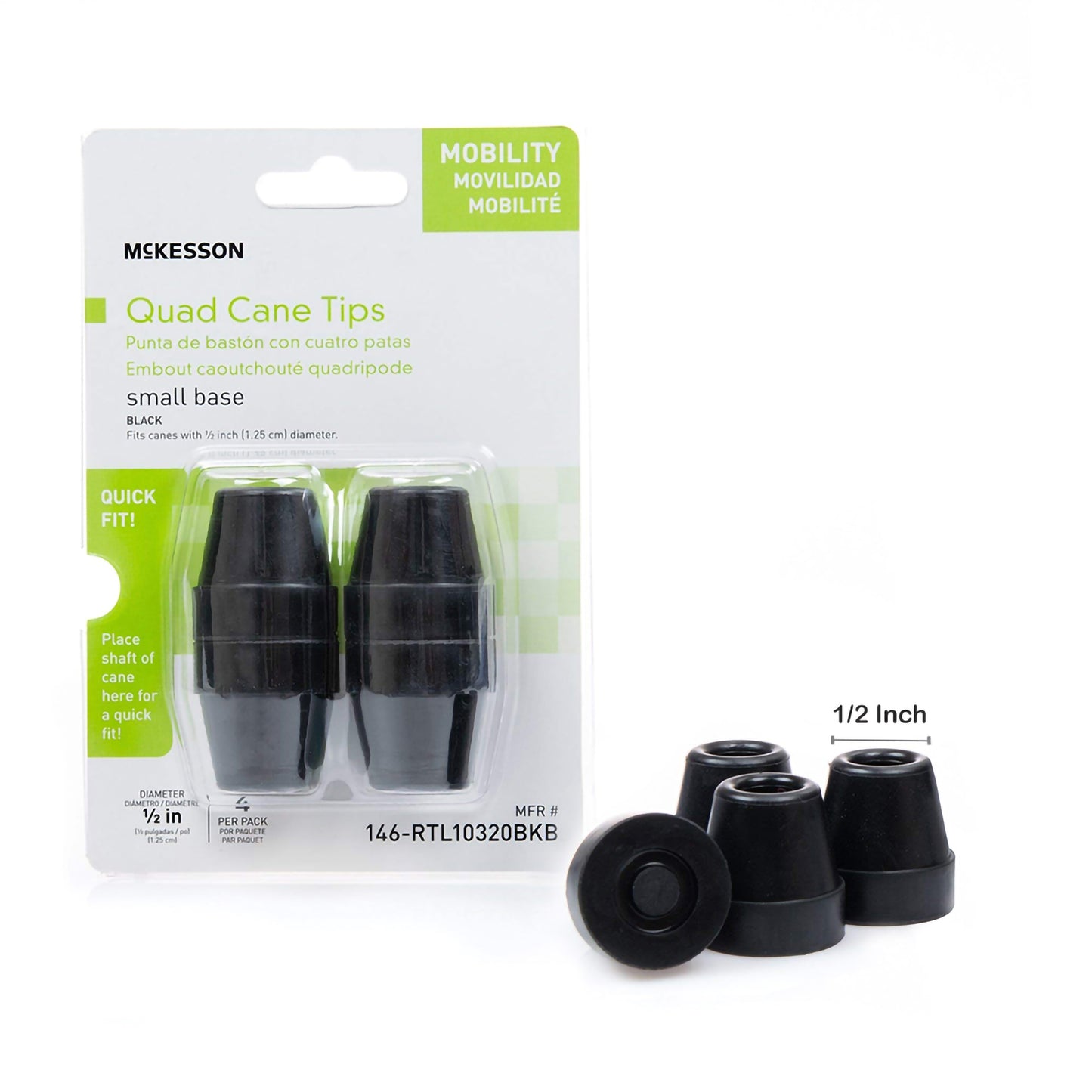 McKesson Quad Cane Tips