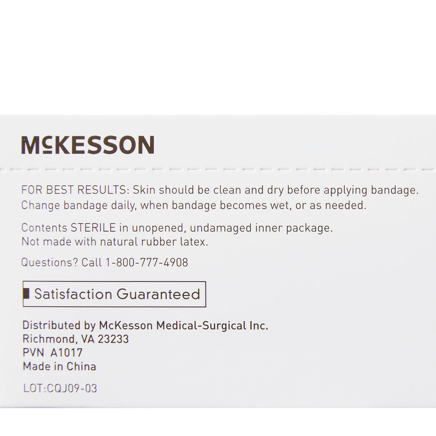 McKesson Oval Tan Adhesive Bandage, 1 x 1-1/4 Inch