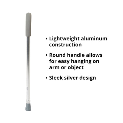 McKesson Round Handle Cane, Aluminum