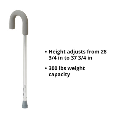 McKesson Round Handle Cane, Aluminum