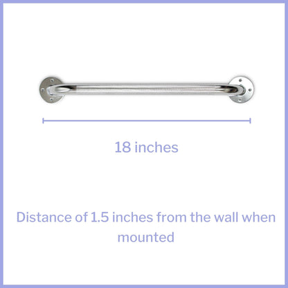 McKesson Wall Grab Bar, Chrome Finish