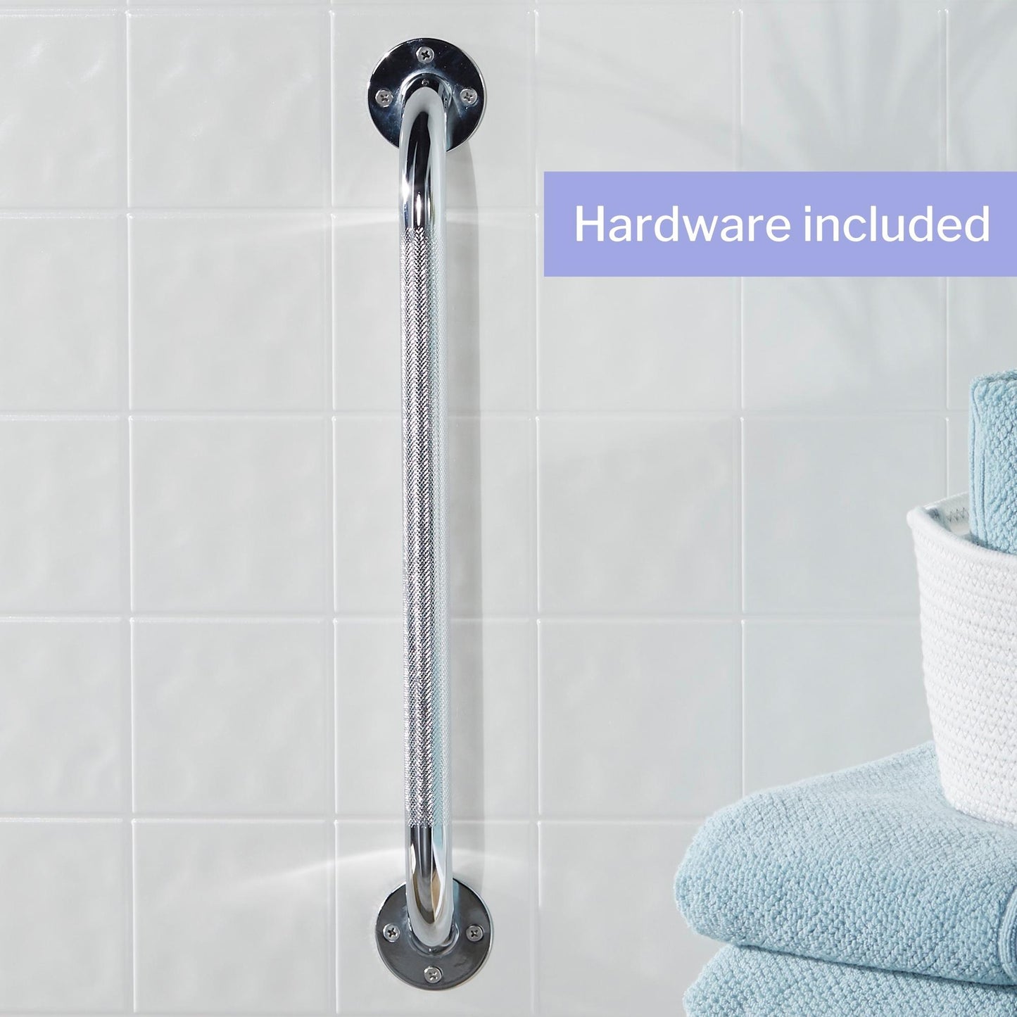 McKesson Wall Grab Bar, Chrome Finish