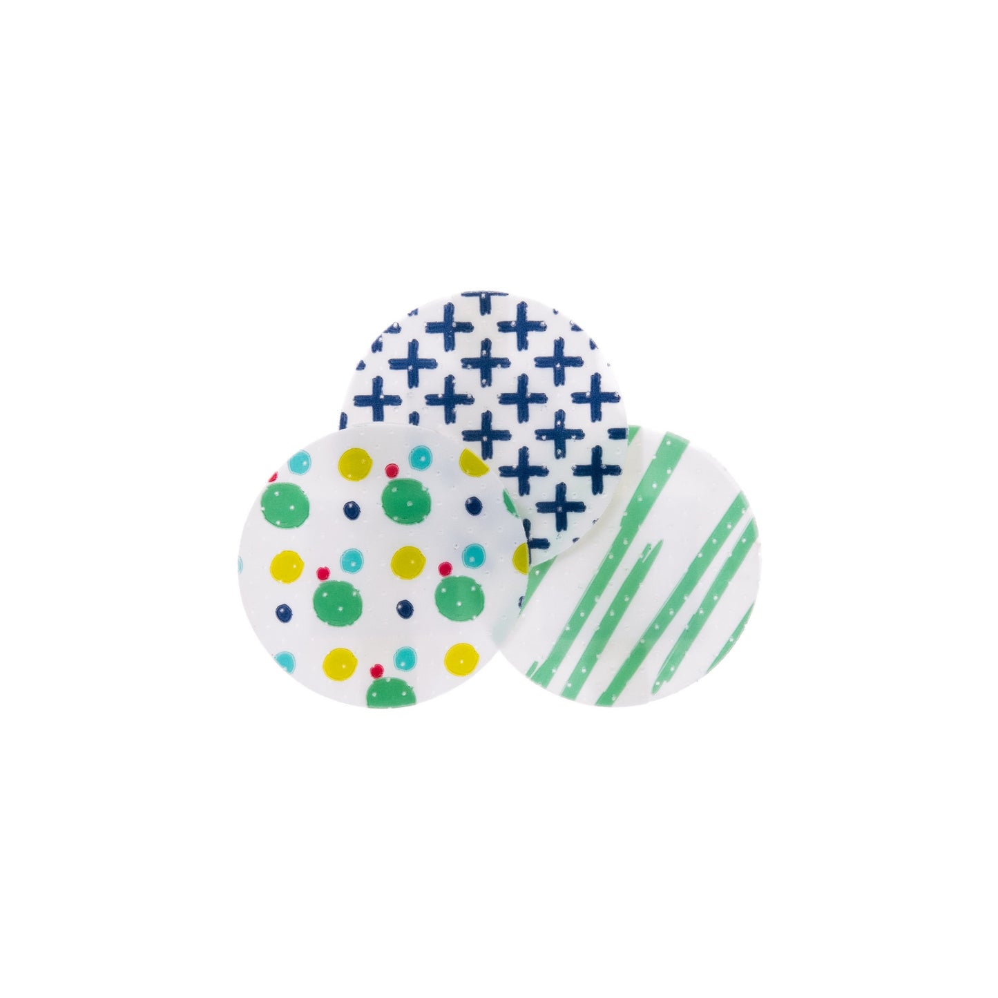 McKesson Kids™ Round Kid Design (Assorted Prints) Adhesive Spot Bandage, 1 Inch