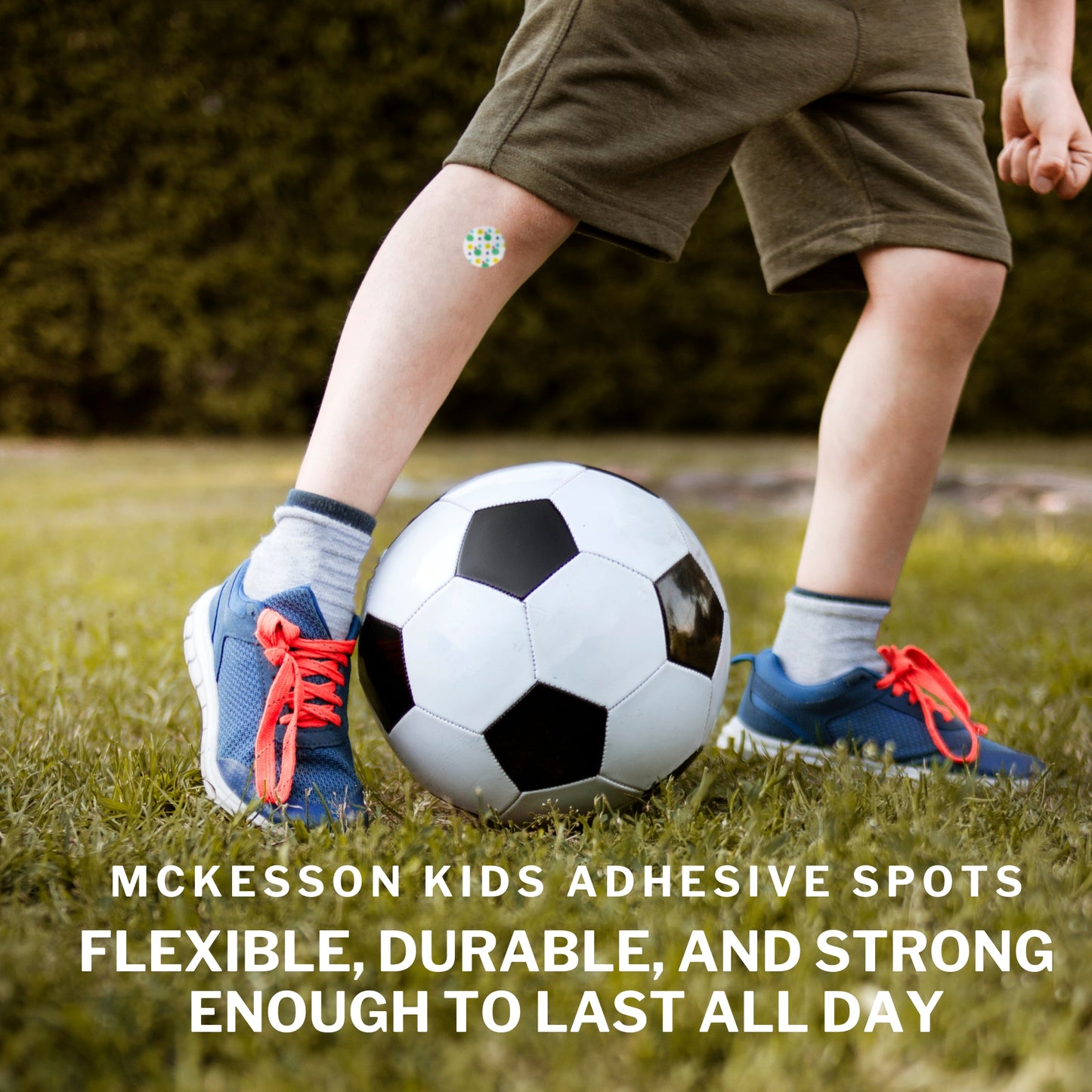 McKesson Kids™ Round Kid Design (Assorted Prints) Adhesive Spot Bandage, 1 Inch