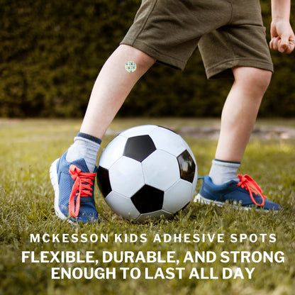 McKesson Kids™ Round Kid Design (Assorted Prints) Adhesive Spot Bandage, 1 Inch