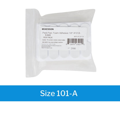 McKesson Pedi-Pad Adhesive Protective Pad, Size 101-A