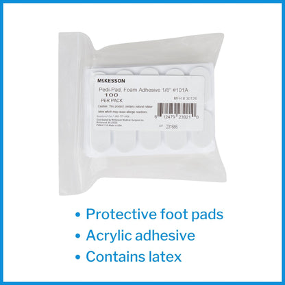 McKesson Pedi-Pad Adhesive Protective Pad, Size 101-A