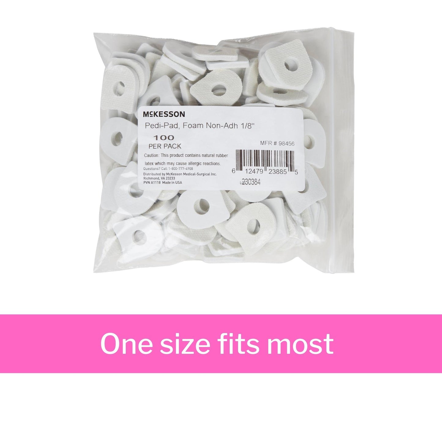 McKesson Nonadhesive Corn Pad, One Size Fits Most