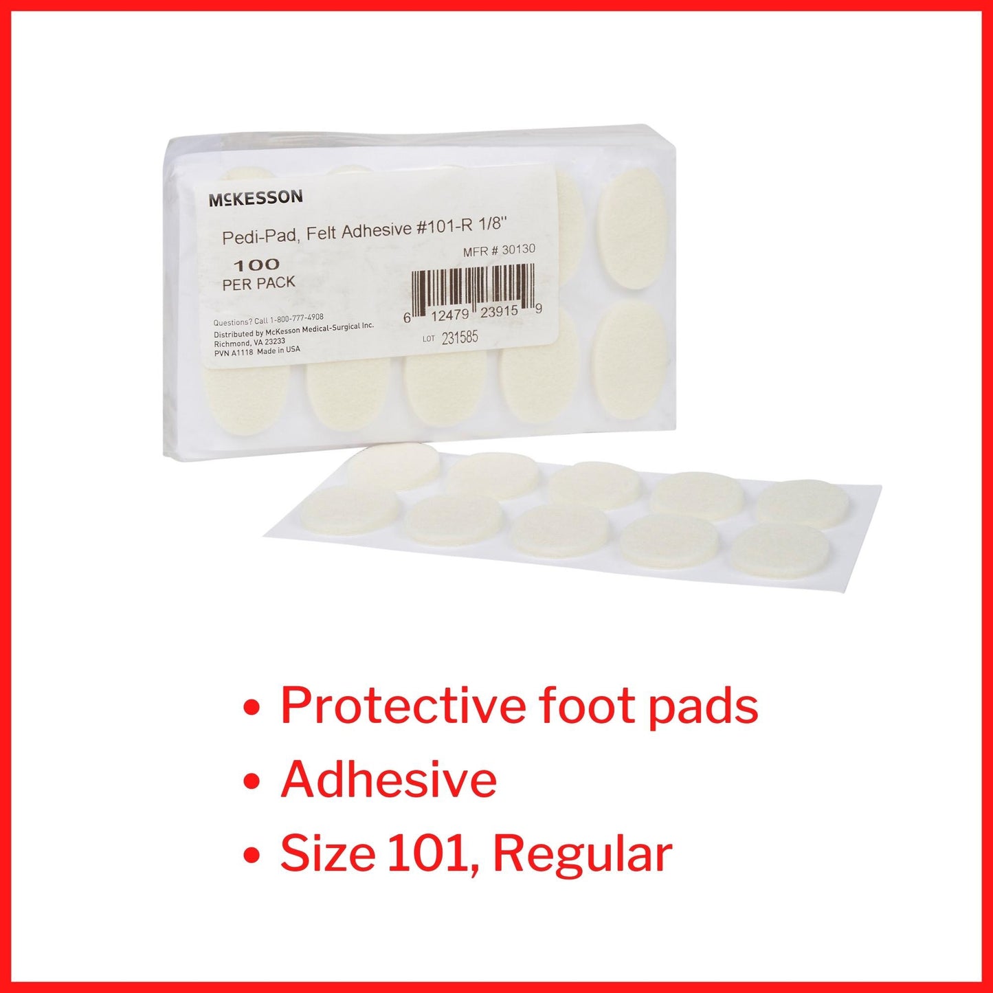 McKesson Pedi-Pad Protective Pad