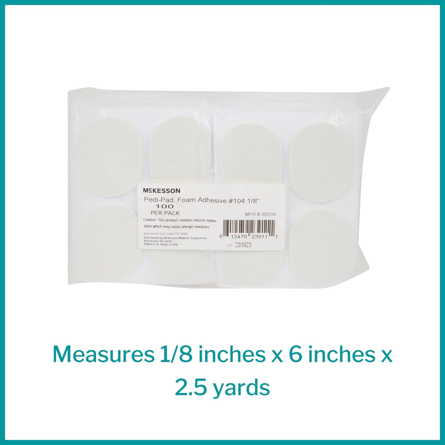 McKesson Pedi-Pad Foot Pad, Size 104