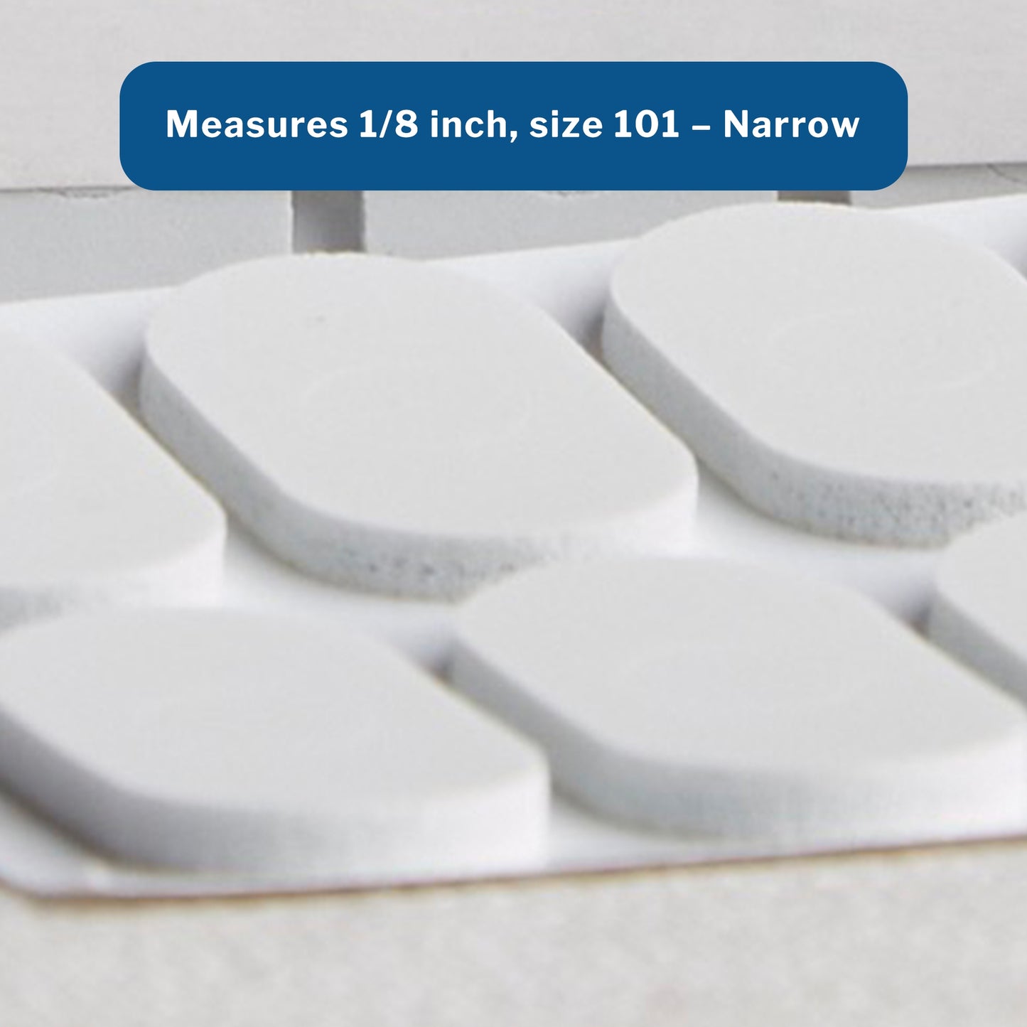 McKesson Pedi-Pad White Protective Pad, Size 101 – Narrow