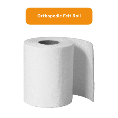 McKesson White Wool / Rayon Adhesive Orthopedic Felt Roll