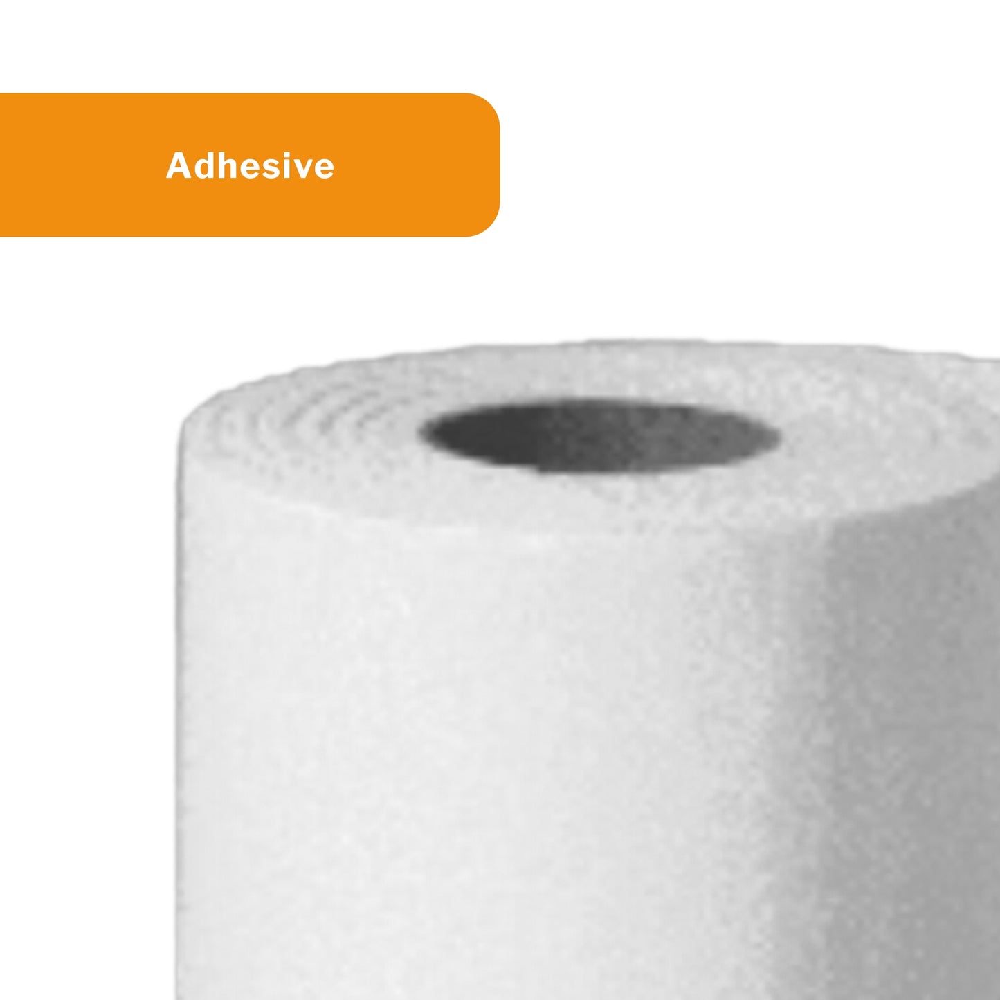 McKesson White Wool / Rayon Adhesive Orthopedic Felt Roll