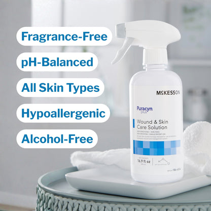 McKesson Puracyn® Plus Wound Irrigation Solution, 16.9-Ounce Spray Bottle