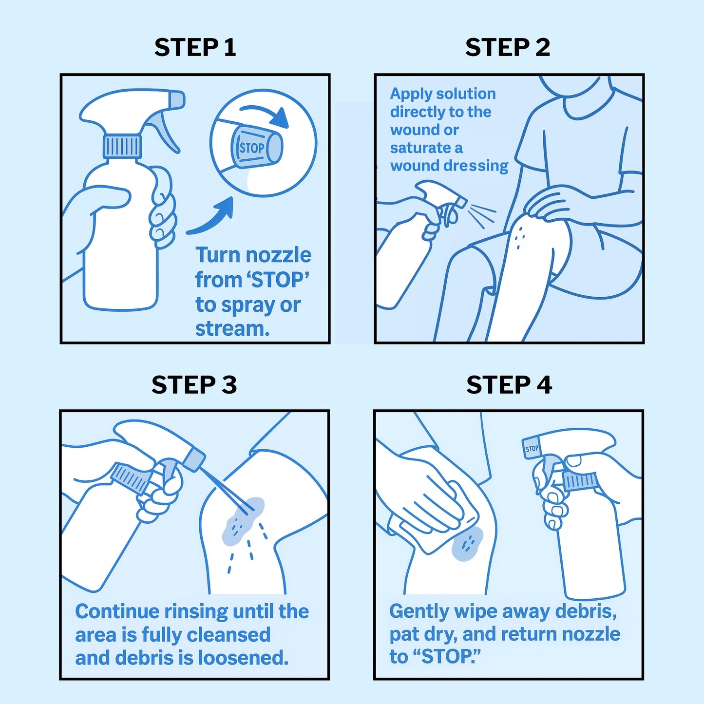 McKesson Puracyn® Plus Wound Irrigation Solution, 16.9-Ounce Spray Bottle