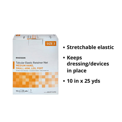 McKesson Tubular Bandage, 10 Inch x 25 Yard