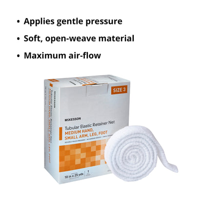McKesson Tubular Bandage, 10 Inch x 25 Yard