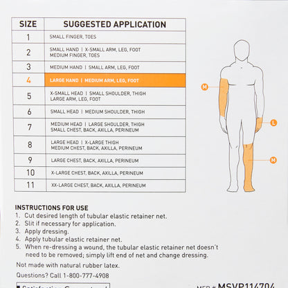 McKesson Tubular Bandage, Size 4