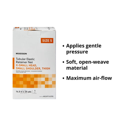 McKesson Tubular Bandage, 14-1/2 Inch x 25 Yard