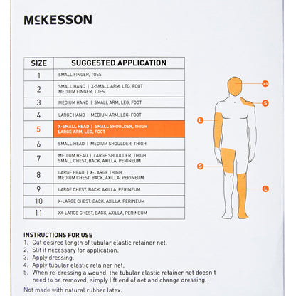 McKesson Tubular Bandage, 14-1/2 Inch x 25 Yard