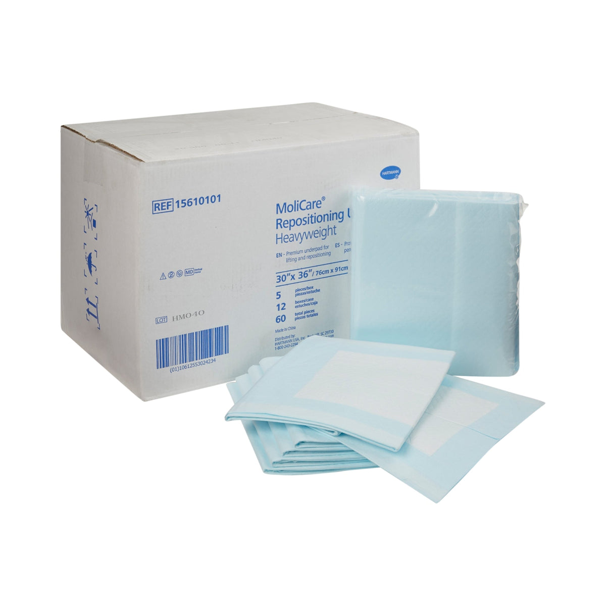 MoliCare Repositioning Specialty Underpad Heavyweight 30" x 36" 60 Count