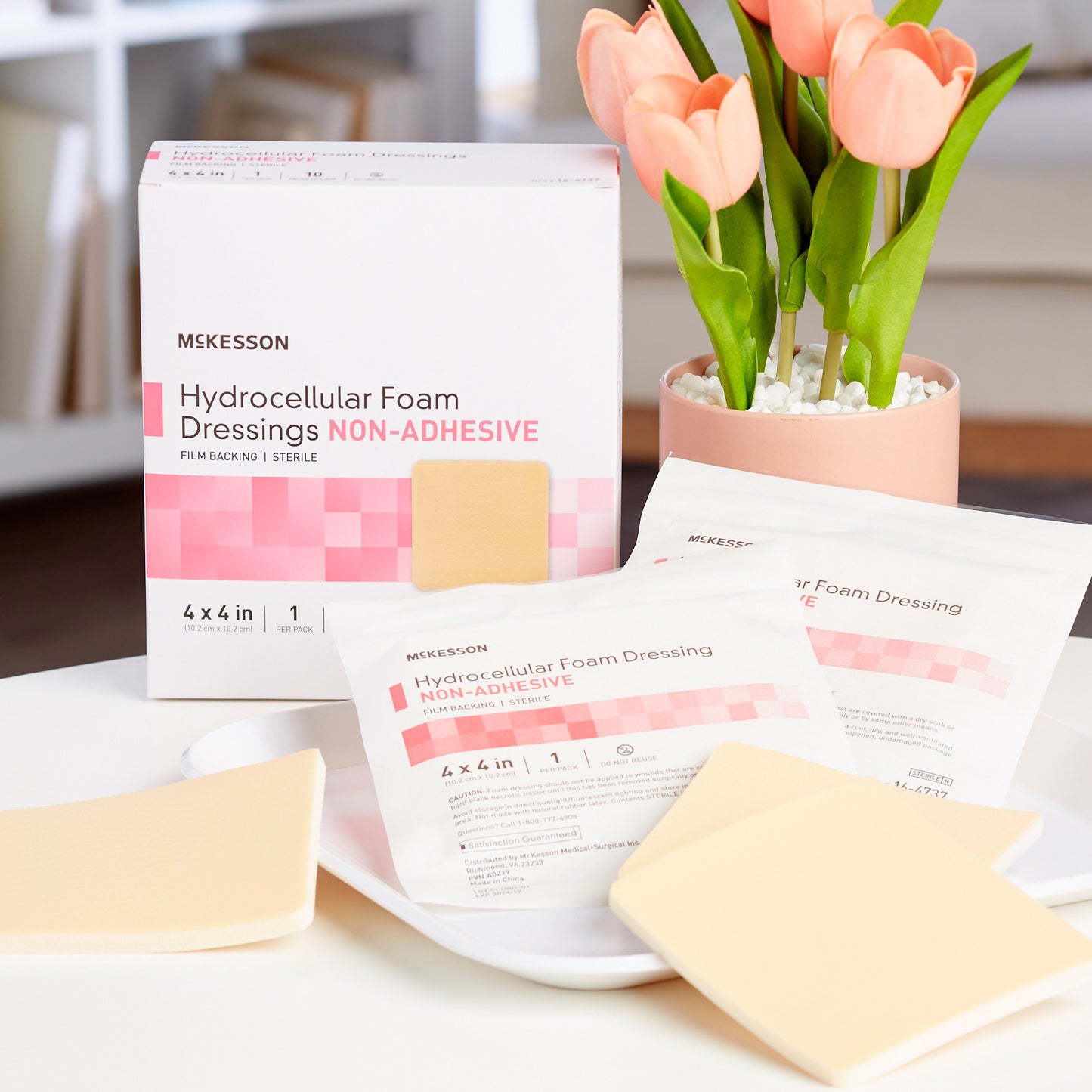 McKesson Nonadhesive without Border Foam Dressing