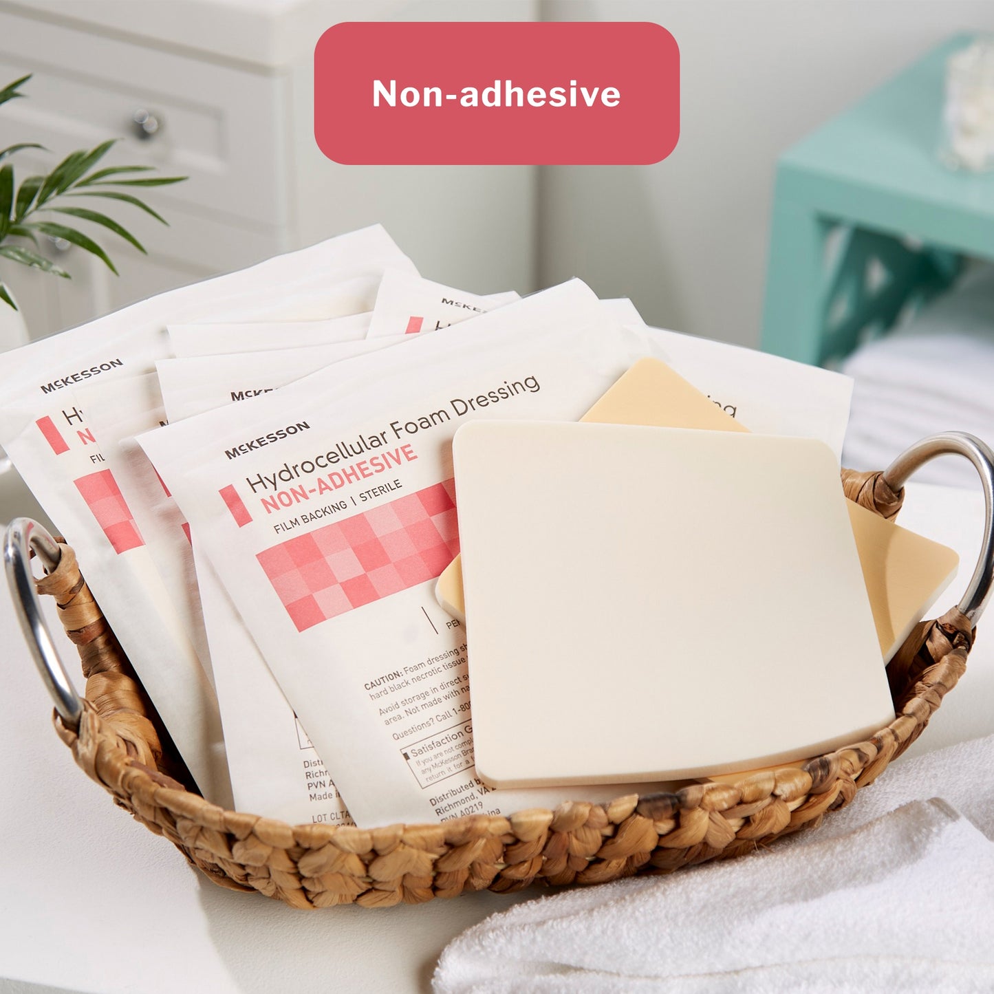 McKesson Nonadhesive without Border Foam Dressing