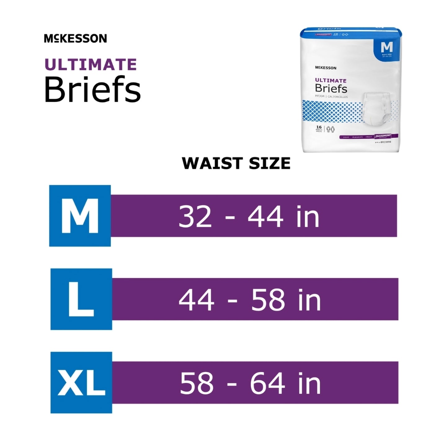 McKesson Ultimate Heavy Absorbency Incontinence Brief