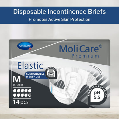 MoliCare® Premium Elastic 10 Drop Absorbency Incontinence Briefs