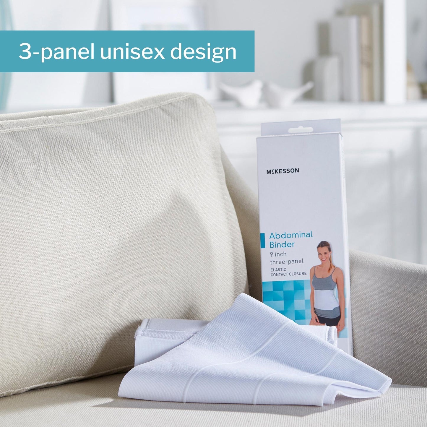 McKesson Three-Panel Abdominal Support, Small / Medium