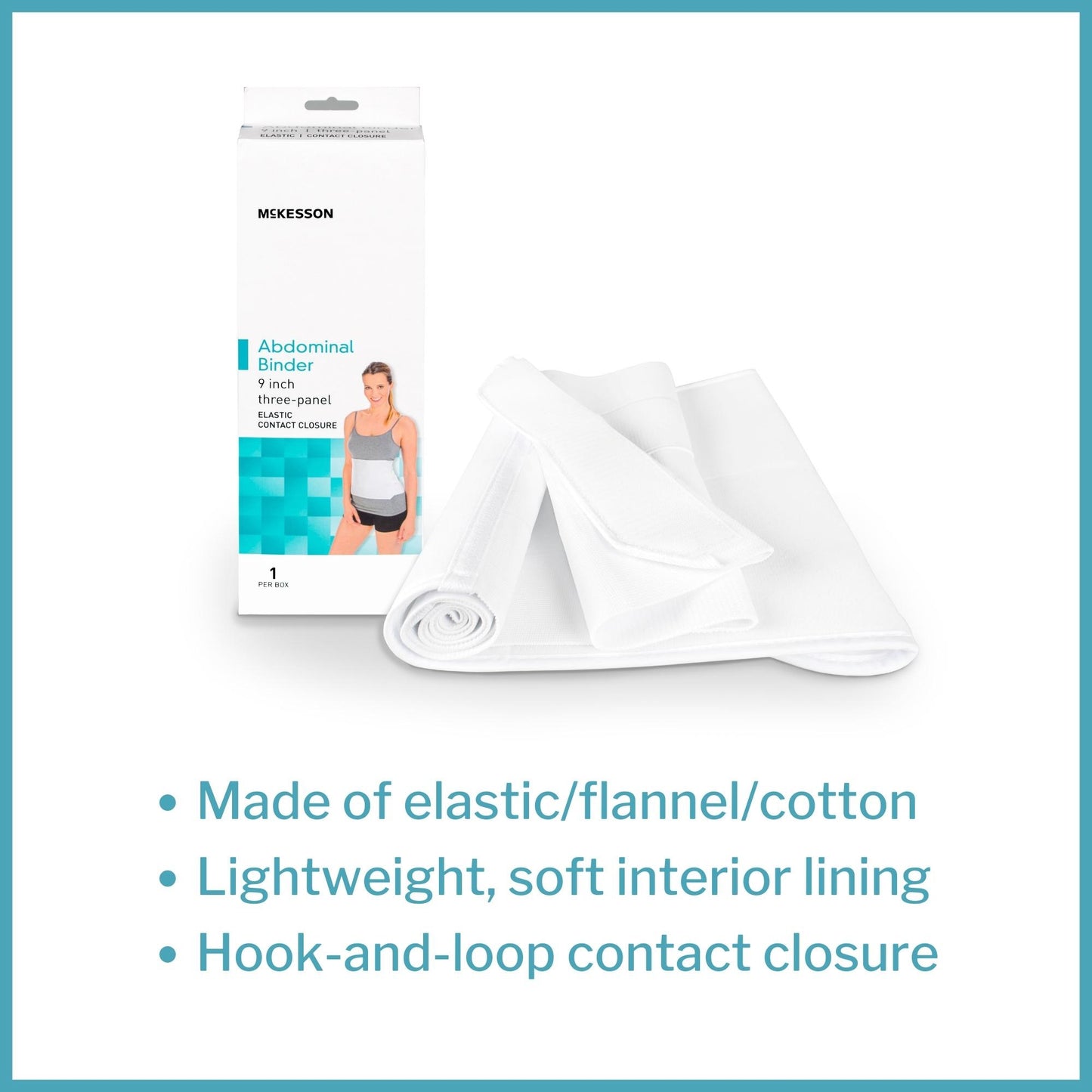 McKesson Three-Panel Abdominal Binder, Large / Extra Large