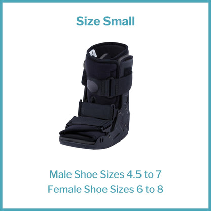 McKesson Pneumatic / Adjustable Air Walker Boot, Black