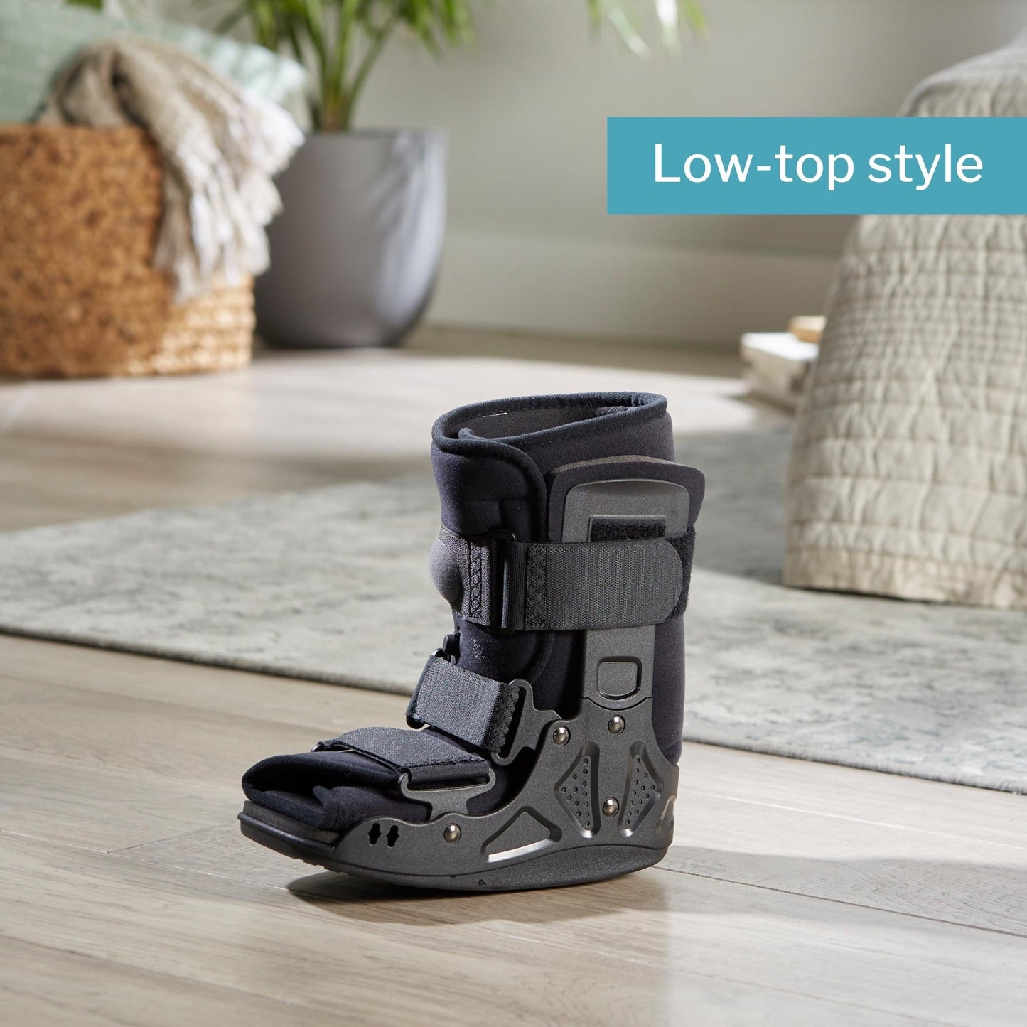 McKesson Pneumatic / Adjustable Air Walker Boot, Black