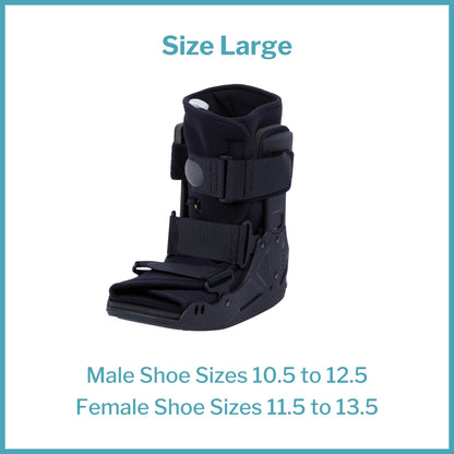 McKesson Low Top Pneumatic / Adjustable Air Walker Boot, Large