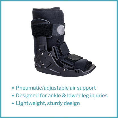 McKesson Low Top Pneumatic / Adjustable Air Walker Boot, Large