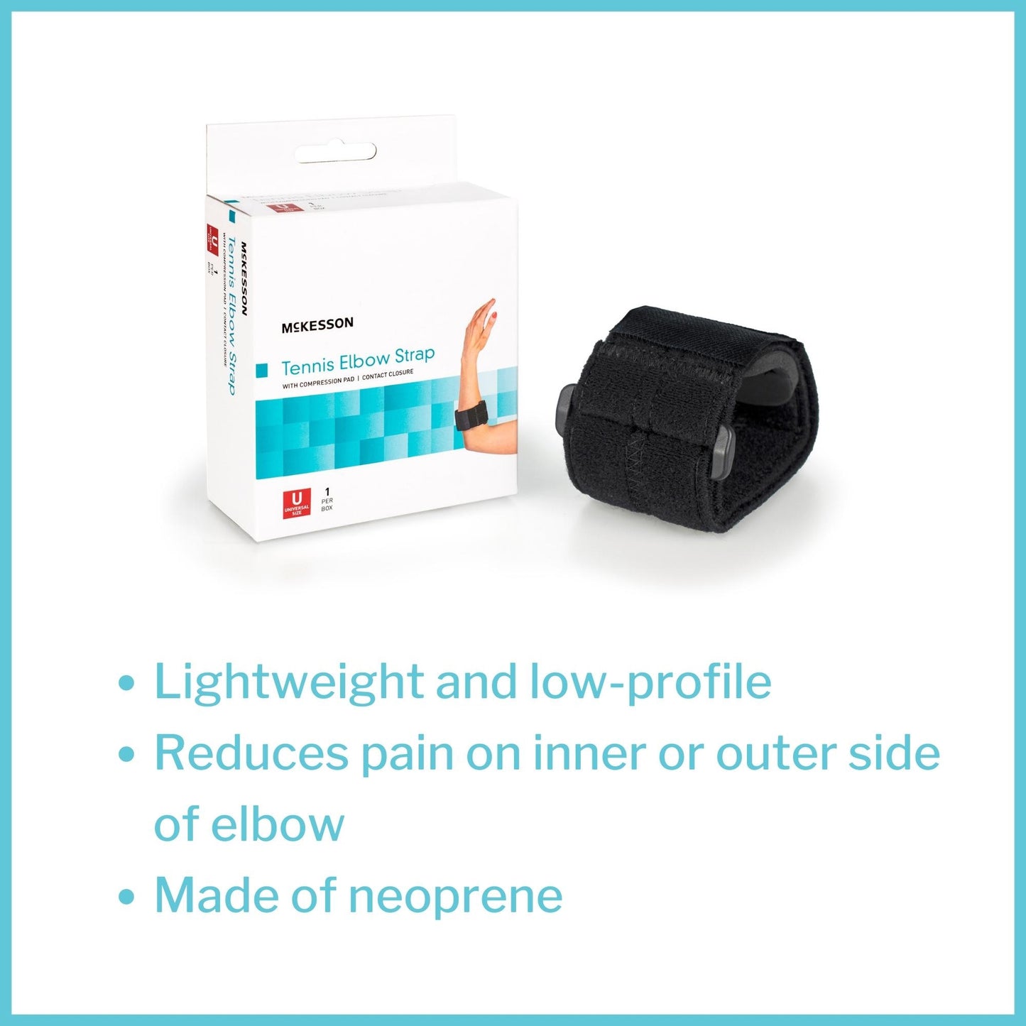 McKesson Elbow Support Strap, One Size Fits Most