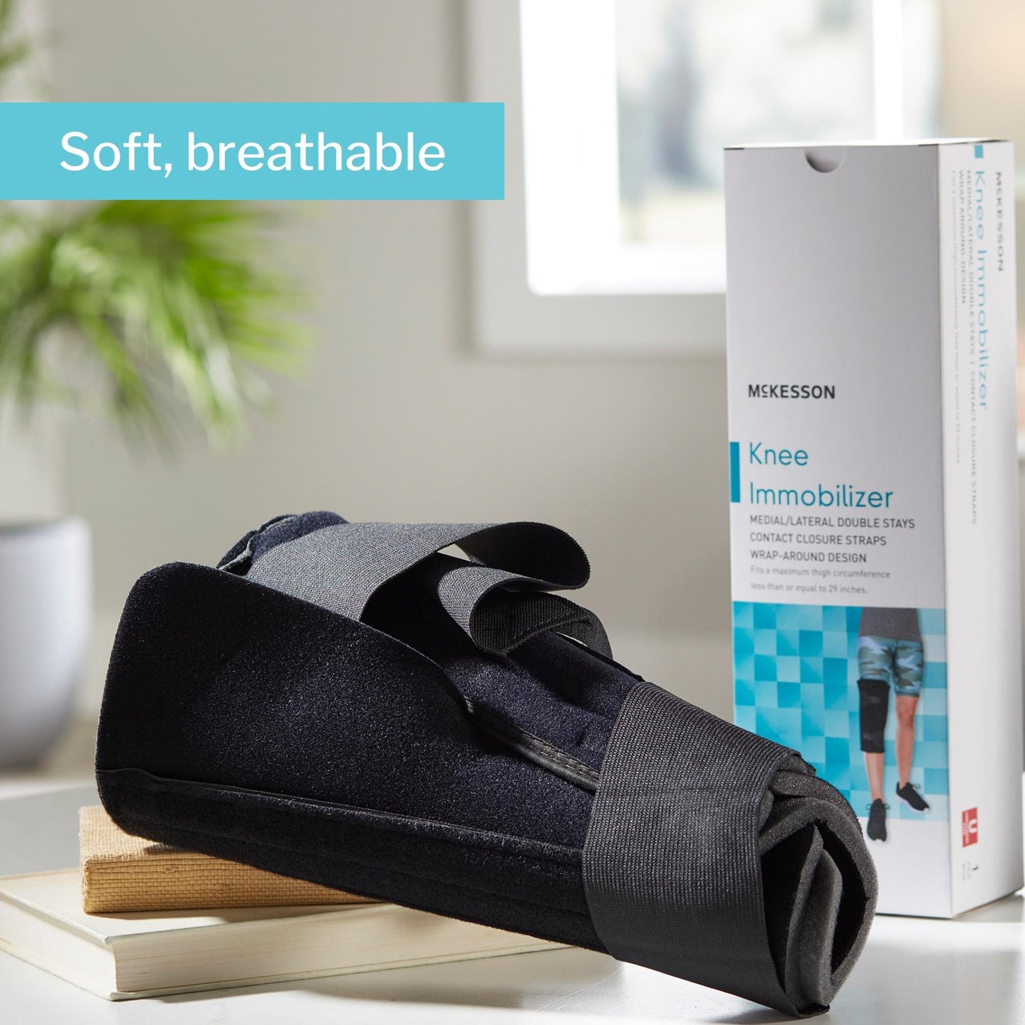 McKesson Knee Immobilizer, 12-Inch Length