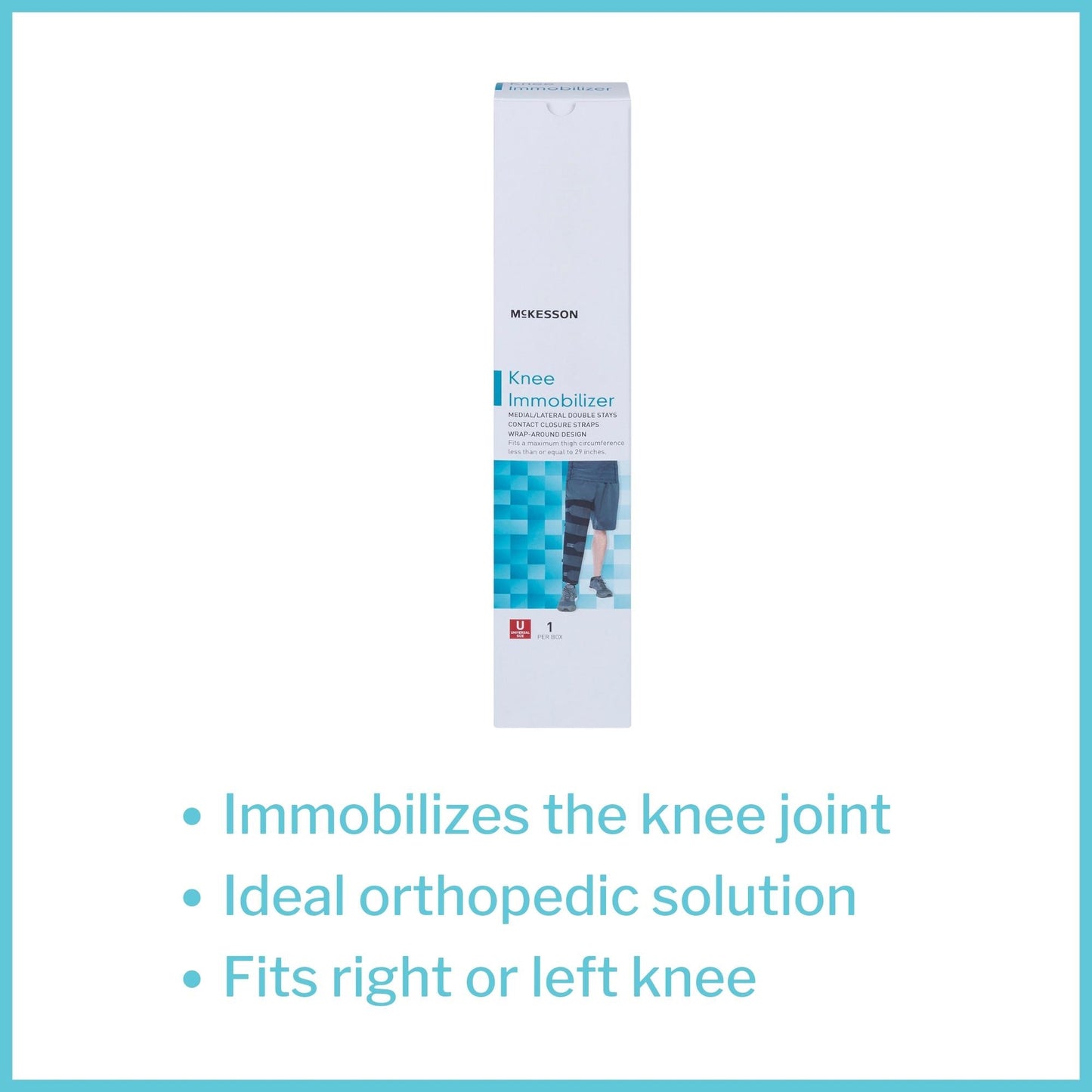 McKesson Knee Immobilizer, 14-Inch Length
