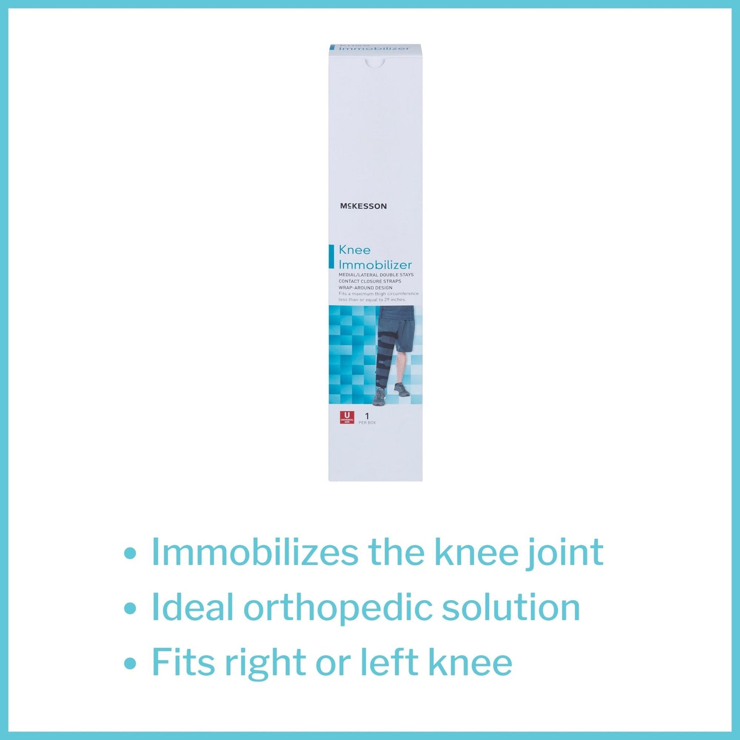 McKesson Knee Immobilizer, 16-Inch Length